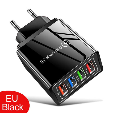USB Charger Quick Charge 3.0 EU/US Plug For Phone Adapter for iPhone 14 Pro Max-PA00014-Veeddydropshipping