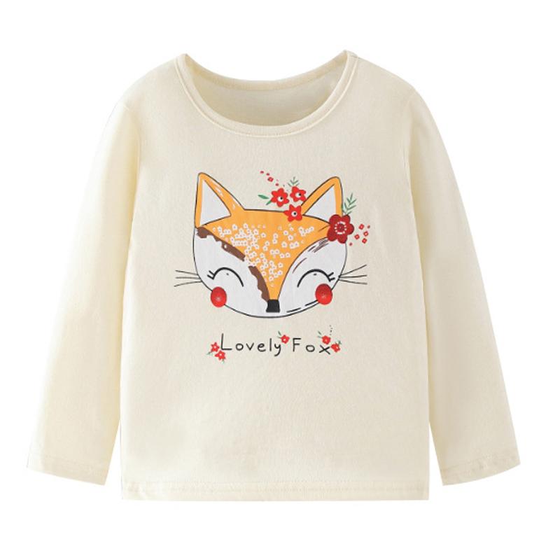 Little maven Baby Girls T-shirt Long Sleeves Cotton Soft Autumn Clothes-TB00946-Veeddydropshipping