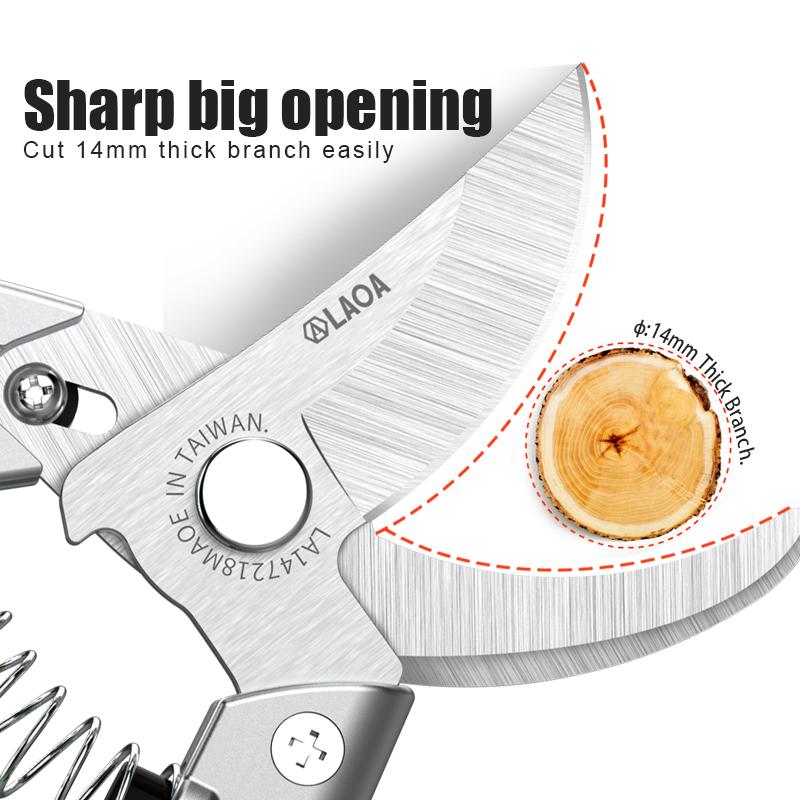 Garden Pruning Shear Cutting Shrub Scissors-TI00084-Veeddydropshipping