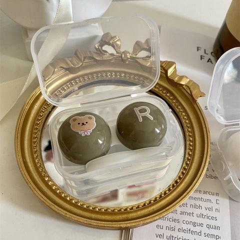 Random Portable Contact Lens Case-BH00844-Veeddydropshipping
