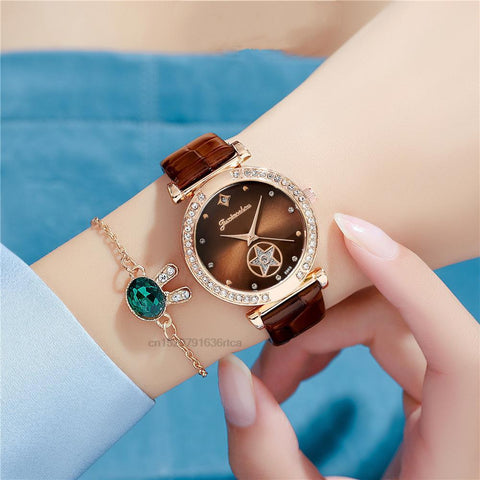 Fashion  Diamond Quartz Watch Wristwatches Elegant -JW00987-Veeddydropshipping