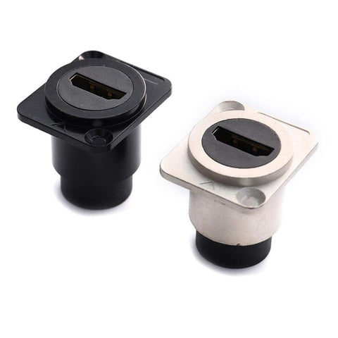 D Type Chassis Connector D Female Socket Panel Mounted Connector HDMI-Compatible-CE00128-Veeddydropshipping