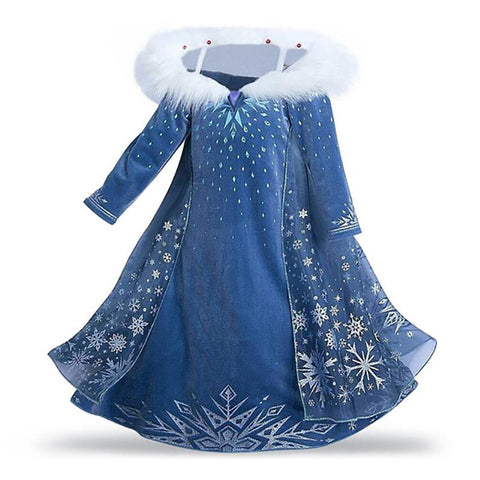 Girl Elsa Anna Dress Up Children Belle Snow White Jasmine Sofia-TB00859-Veeddydropshipping