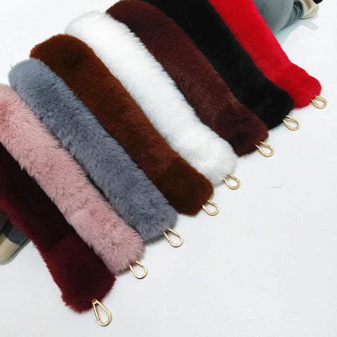 Bag Handbag Faux Fur Shoulder Bag Belts for Women for-BS00711-Veeddydropshipping