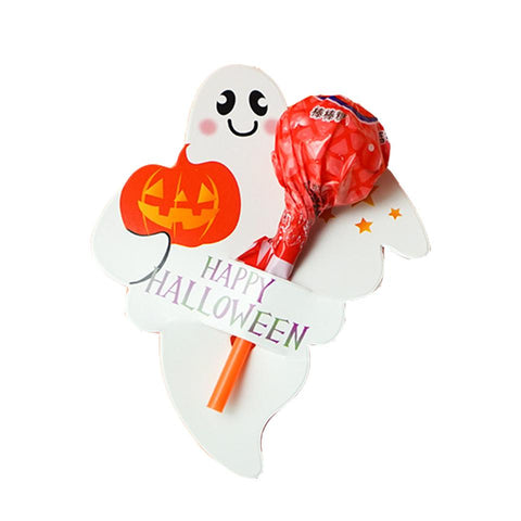 Halloween Candy Card Pumpkin Lollipop Holder-HA00630-Veeddydropshipping
