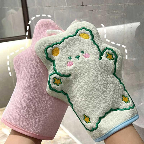 Cartoon Shower Thicken Bath Magic Peeling Glove-HA00570-Veeddydropshipping