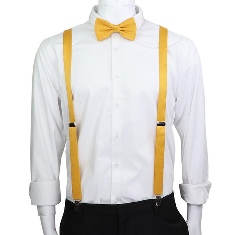 Suspenders Braces Bowtie Set Men Women Adjustable-MF00839-Veeddydropshipping