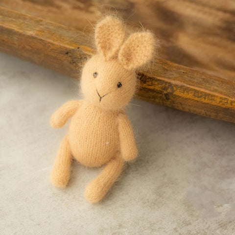 Newborn Photography Props Bunny Doll Knitted Mohair Cartoon Rabbit Doll Toy-TB00792-Veeddydropshipping