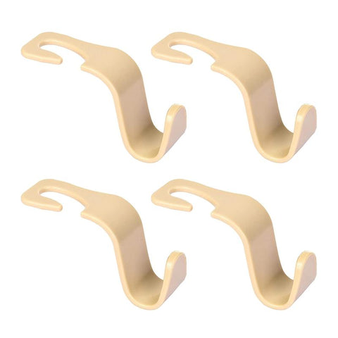 Back Seat Organizer Hanger Storage Hook Beige for Handbag-AM01335-Veeddydropshipping