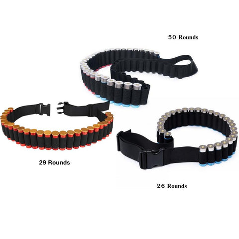 Bandolier Tactical Adjustable Shotgun Shell Belt Carrier for-OS01380-Veeddydropshipping