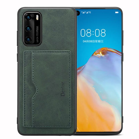 Luxury Leather Card Holders Wallet Case for Huawei P40 Pro Plus Leather Stand Cover-PA00296-Veeddydropshipping