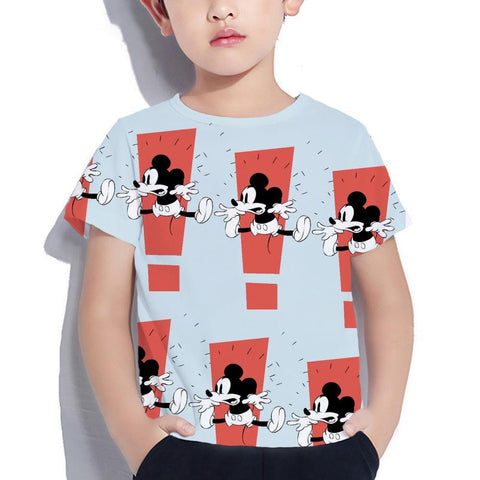 Hot Sale Creative Casual Loose Boys&#39; Short Sleeve Disney Mickey -TB01136-Veeddydropshipping
