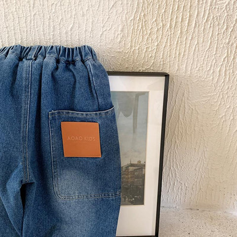 2023 Spring Children&#39;s jeans Kids Trousers Boys fashion loose casual-TB01269-Veeddydropshipping
