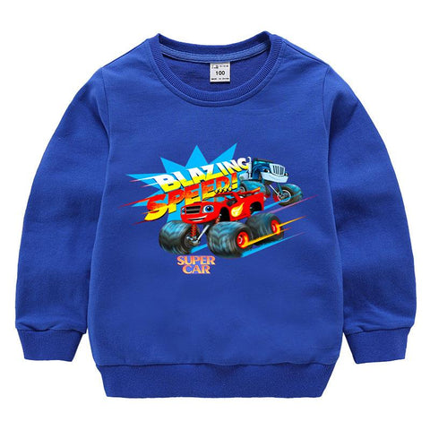 Autumn 2022 Children&#39;s Blaze and The Monster Machines Clothes-TB01375-Veeddydropshipping