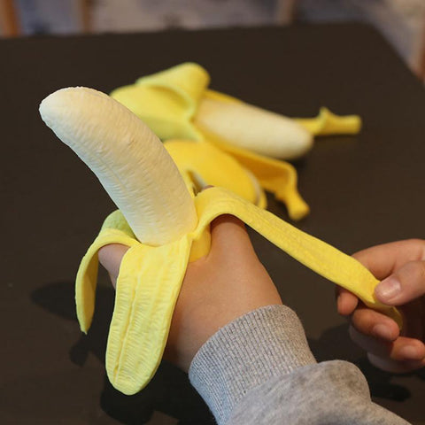 Novelty Fidget Banana Toy Super Soft Banana Squeeze Toy For Stress-TB01504-Veeddydropshipping
