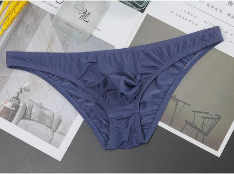 Waist Men Briefs Translucent Bikini Skinny Breathable Underpants-MF01691-Veeddydropshipping