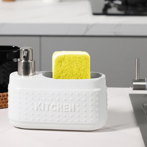 Dish Soap Dispenser with Sponge Holder-HA01024-Veeddydropshipping