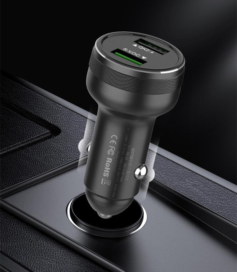 65W 2.0 Car Charger Fast Car Charging Type-C Cable-Veeddydropshipping