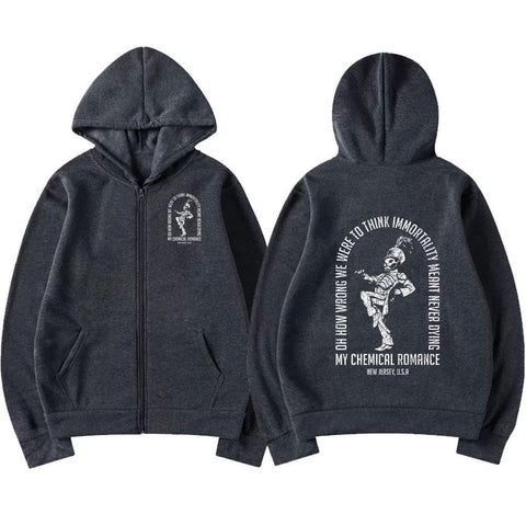 Romance Zipper Hoodie The Black Parade Rock-MF00029-Veeddydropshipping
