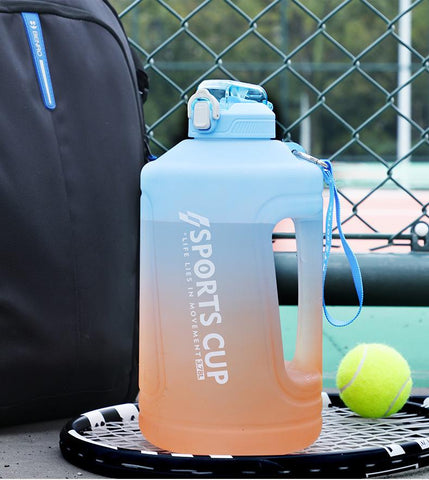 Sport Water Bottle Reminder Silicone Sith Straw-HA01247-Veeddydropshipping