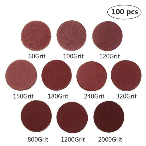 101pcs Set 2 inch Sanding Discs Pad Kit for Drill Grinder Rotary-AM00464-Veeddydropshipping