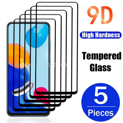 5PCS Screen Protector for Redmi Note 12 11 10 9 8 Pro Plus 5G 11S 10S 9S Tempered-PA00559-Veeddydropshipping