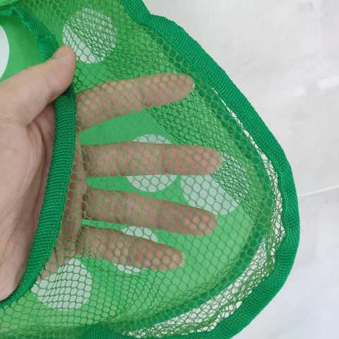 Cute Duck Frog Baby Bath Toys Organizer Strong Suction Cup Mesh Toy Storage Bag-TB00514-Veeddydropshipping