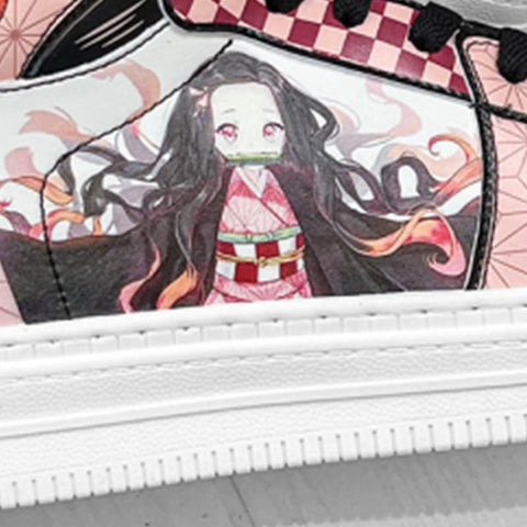 Cosplay Sneakers Demon Slayer Women High Top Vulcanized-BS01352-Veeddydropshipping
