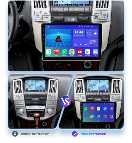 Car Radio for Lexus RX300 RX330 RX400H 2003 - 2009 Android Stereo for Toyota-AM00657-Veeddydropshipping