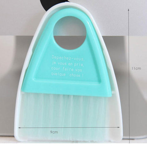 Plastic Mini Broom Dustpan Keyboard Brush Set-HA01107-Veeddydropshipping