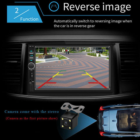 12V Stereo Automotive Multimedia Bluetooth Car Radio 2 din With 7 inch-AM00647-Veeddydropshipping