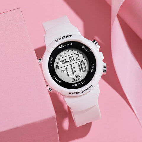 Fashion Sports Digital  Silicone Strap Electronic Watches Waterproof -JW01146-Veeddydropshipping