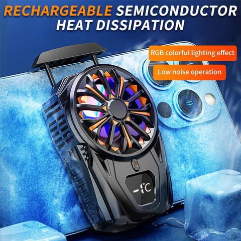 Portable Mobile Phone Radiator Phone Cooling Fan SL02 For PUGB Phone Cooler RGB Cooling-PA00675-Veeddydropshipping