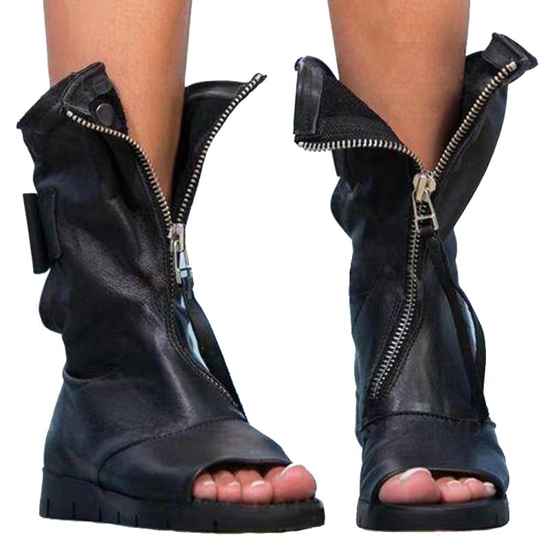 Gladiator Sandals Women Summer Boots Ladies Casual Shoes Sandales-BS00890-Veeddydropshipping