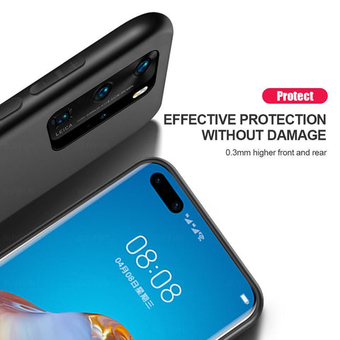 Silicone Car Magnetic Holder Case For Huawei P40 Pro P20 P30 Lite Light Hauwei-PA00269-Veeddydropshipping