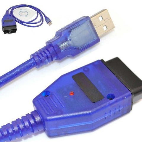 Black/Blue VAG-COM 409.1 VAG-COM 409.1 Kkl OBD2 USB Diagnostic-AM00465-Veeddydropshipping