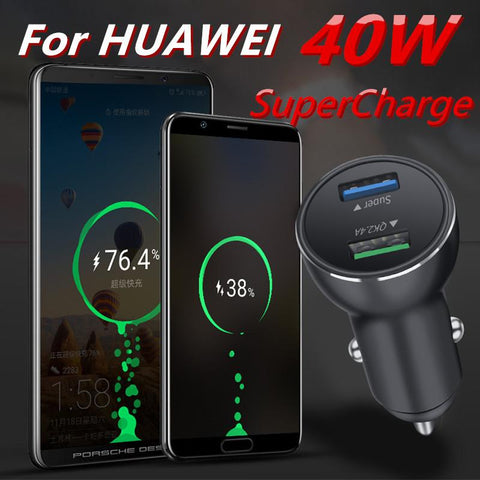 Car Charger 40W Super Charge Fast charging 5A Type C cable-Veeddydropshipping