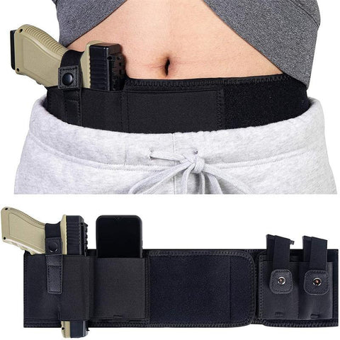 Holster with Magazine Pouch Phone Glock Pistol Holder Tactical-OS01410-Veeddydropshipping