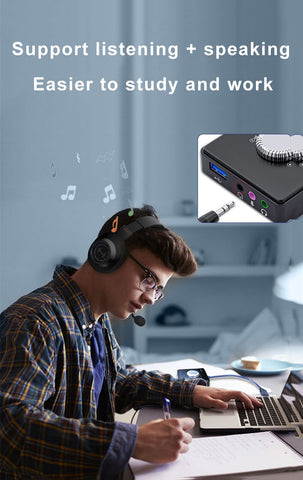 External Sound Card  Volume Adjustable Audio Adapter-CO00165-Veeddydropshipping