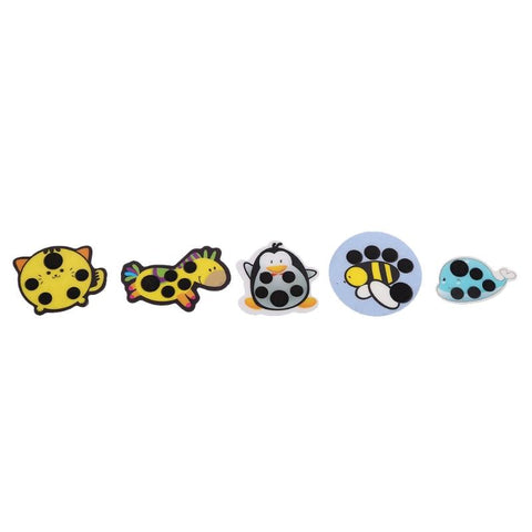 5Pcs Baby Kid Forehead Cartoon for Head Thermometer Fever Body-TB00520-Veeddydropshipping