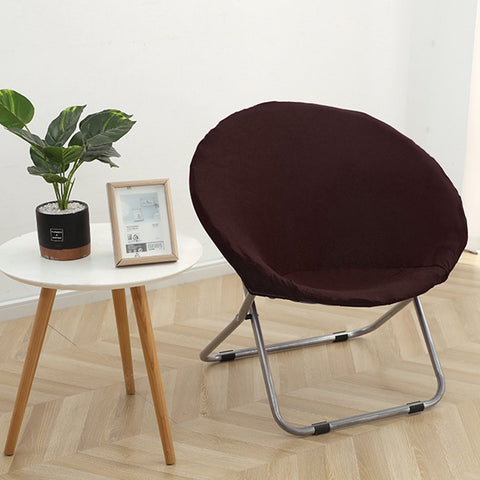 Moon Chair Cover Round Saucer Chair Slipcover-HA00532-Veeddydropshipping