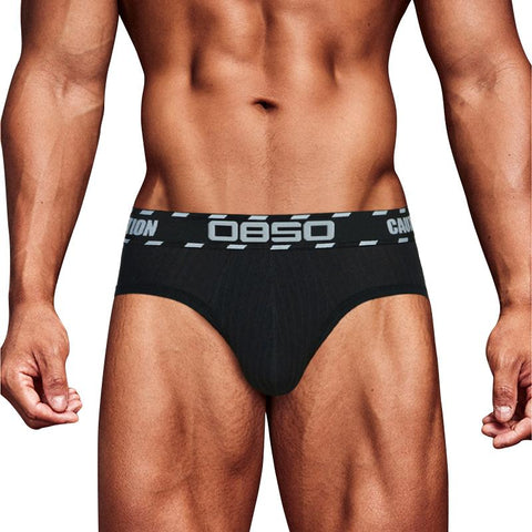 Sexy Briefs Jockstrap Pouch Cuecas Man Cotton Panties Thongs Mesh-MF01677-Veeddydropshipping