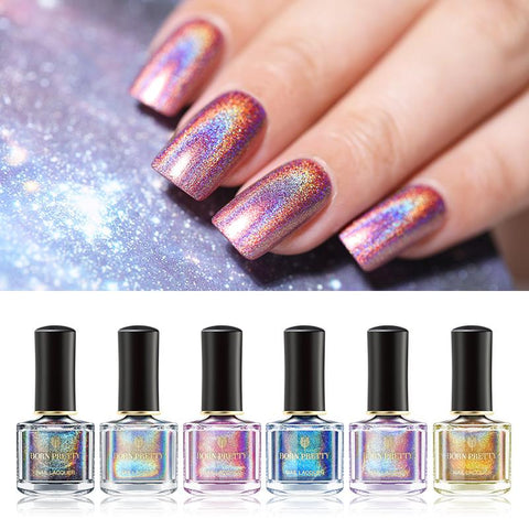 Holographic Nail Polish Rainbow Polish 6ml Laser Varnish Shining -BH01013-Veeddydropshipping