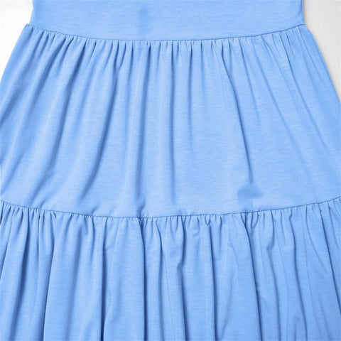 Pregnant Women Dress Sleeveless Adjustable Strap Swing Dresses-TB00617-Veeddydropshipping