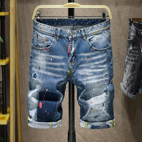 Quality Male Stretch Fit Casual Jeans-MF00656-Veeddydropshipping
