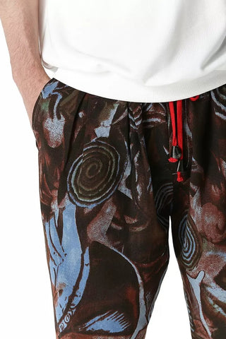 Cotton Linen Sport Joggers Casual Trouser-MF00632-Veeddydropshipping