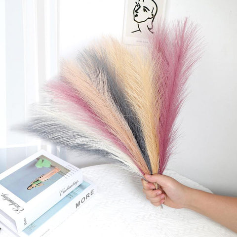Artificial Pampas Grass Bouquet Wedding Party Decoration-HA00648-Veeddydropshipping