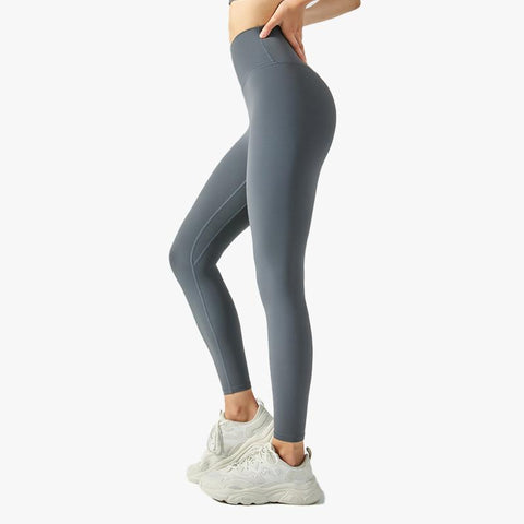 With Logo Yoga Pants High Waist Hip Lift Women Lycra Skin-friendly Running -OS00926-Veeddydropshipping