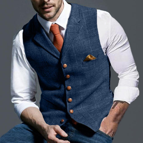 Waistcoat Punk Style Casual  Handsome Sleeveless-MF01316-Veeddydropshipping