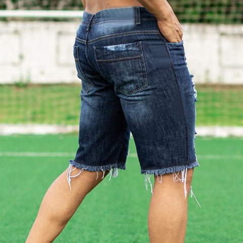 Casual Men&#39;s Shorts Five Points Pants Slim Fashion-MF00616-Veeddydropshipping